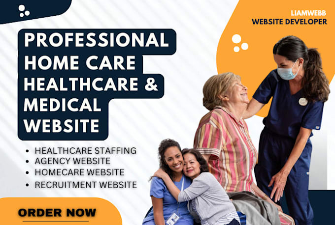 Gig Preview - Design, healthcare staffing, agency, recruitment website