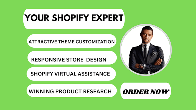 Bestseller - be your shopify expert and shopify developer, for your shopify store design