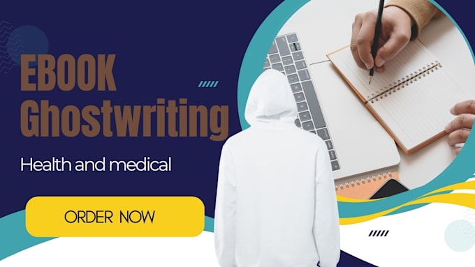 Gig Preview - Ghostwrite health, fitness and medical ebook and book, ebook writer, ghostwriter