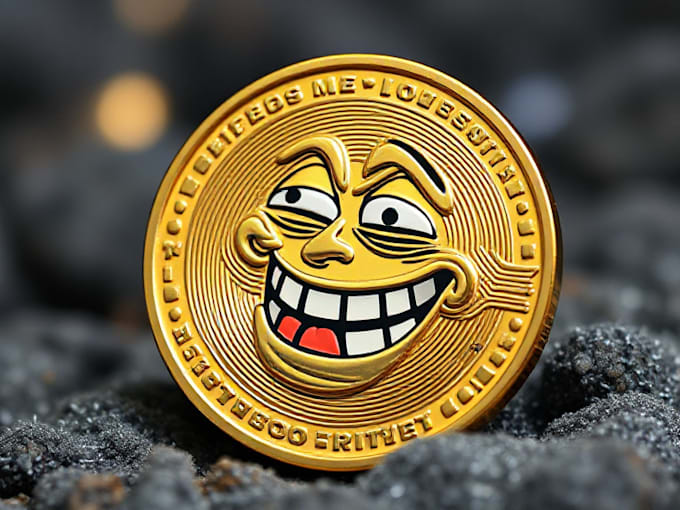 Gig Preview - Create funny meme coin, meme art, meme coin art crypto coin art, meme video