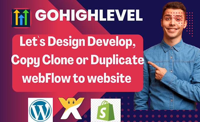 Gig Preview - Design, copy, develop clone, duplicate website to webflow website webflow design