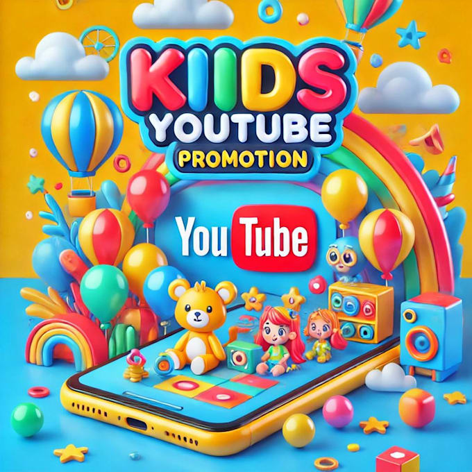 Gig Preview - Do viral organic kids youtube promotion