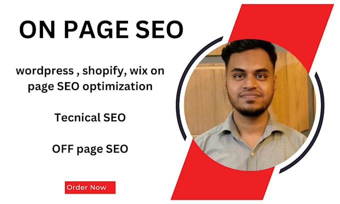 Gig Preview - Do on page SEO for wordpress, wix, shopify website