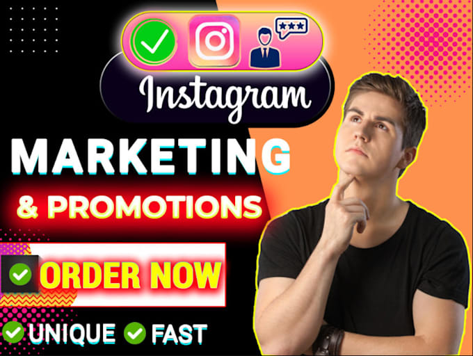 Gig Preview - Manage your instagram marketing to promote grow, engage followers and more sales