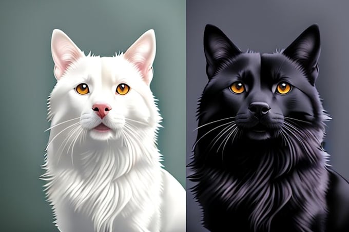 Gig Preview - Draw realistic pet portrait into digital oil painting