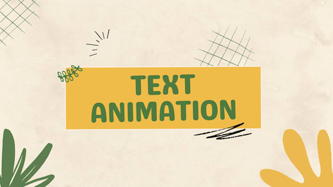 Gig Preview - Create creative text animation videos for you