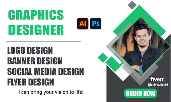 Bestseller - design a professional logo, banner, and business card