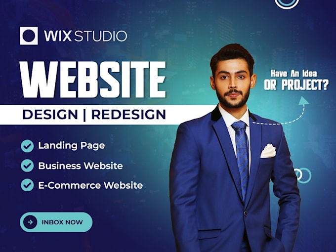 Gig Preview - Design, develop or redesign your business wix website