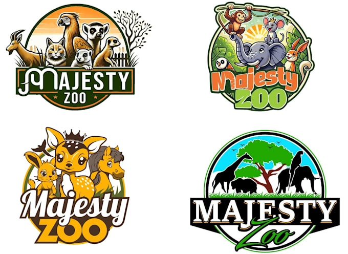 Bestseller - design a professional zoo logo with free source files