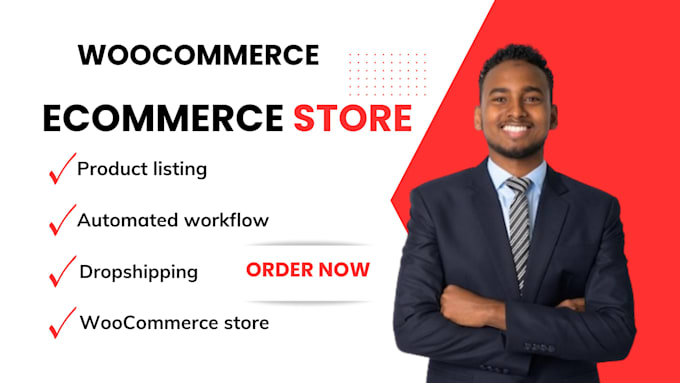 Gig Preview - Design wordpress ecommerce website, wordpress woocommerce website, online store