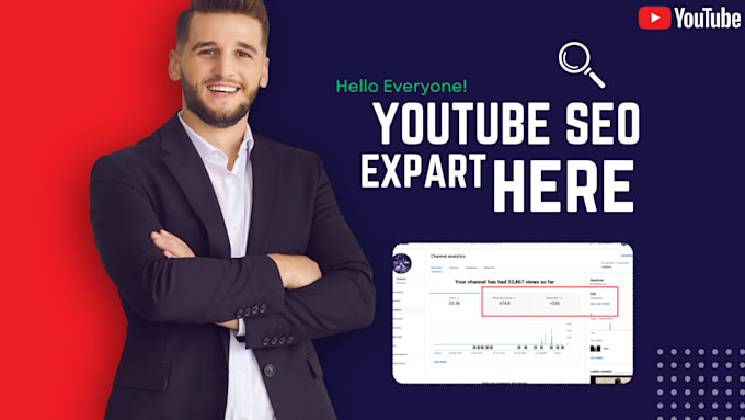 Gig Preview - Do organic youtube video seo and channel optimization