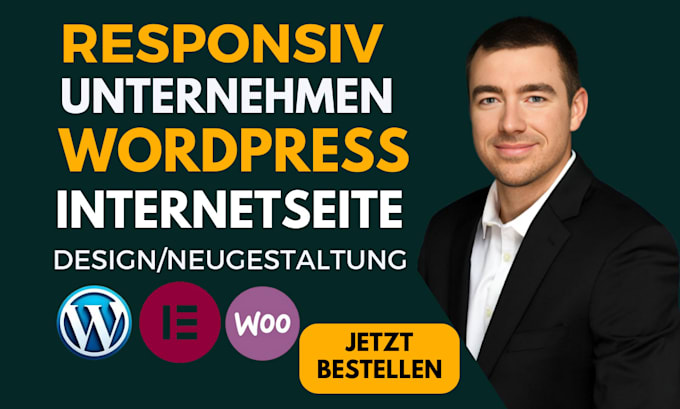 Bestseller - erstelle eine wordpress website,design und clone eines business websites builder