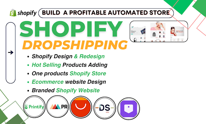 Gig Preview - Boost shopify sales, shopify dropshipping marketing, shopify store promotion ads