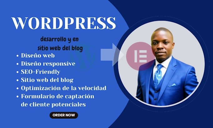 Gig Preview - Diseño wordpress desarrollo web, blog web