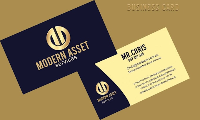 Gig Preview - Design business cards for individuals and companies