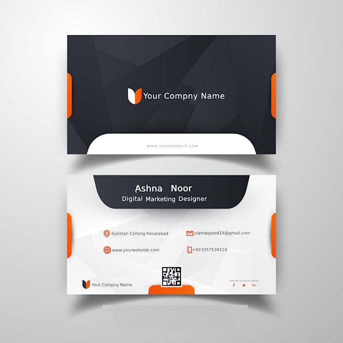 Gig Preview - Stunning and professional business card designs