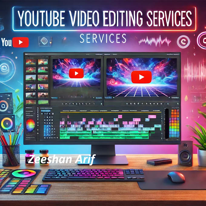 Bestseller - do professional video editing, youtube video editing 2d 3d motion graphics