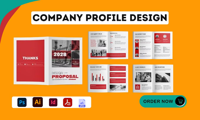 Gig Preview - Design company profile, magazine, business brochure, booklet, annual report