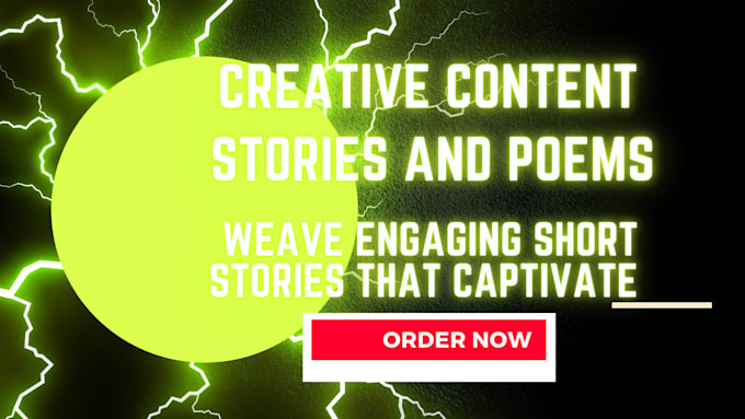 Gig Preview - Creatively write amazing, deep custom poetry, stories, and creative content