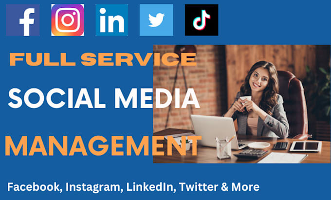 Gig Preview - Be your social media marketing manager instagram, facebook, pinterest, linkedin