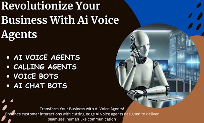 Gig Preview - Develop ai voice agent, ai chatbot ai calling agent, voice bot, whatsapp bot