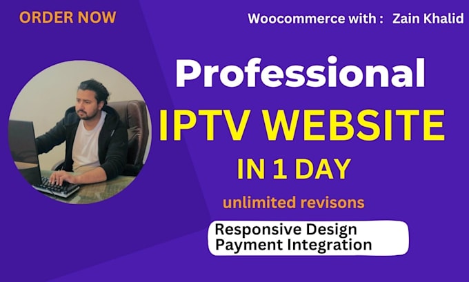 Bestseller - build professional iptv reseller website in 2 days