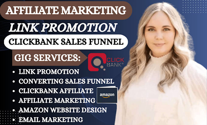 Bestseller - do affiliate marketing clickbank affiliate sales funnel link promotion