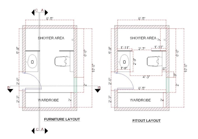 Bestseller - do 2d drafting in autocad of room plans