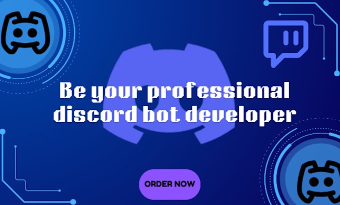 Gig Preview - Develop custom discord bot in python, javascript, bot developer, telegram bot