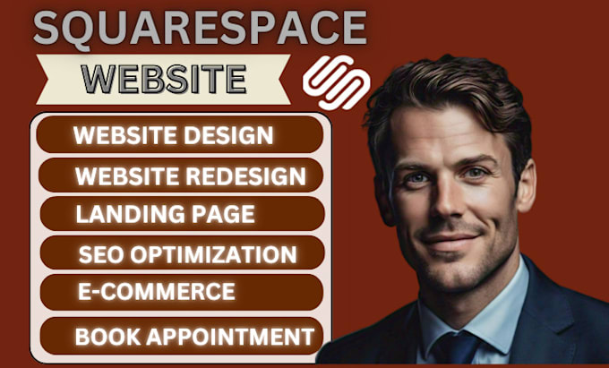 Gig Preview - Squarespace landing page design squarespace website redesign squarespace website