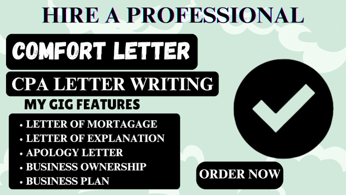 Bestseller - provide CPA comfort letter, CPA verification letter, audit and review services