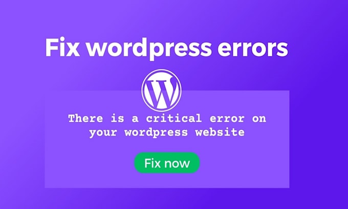 Gig Preview - Fix your wordpress and woocomerce website issues and errors