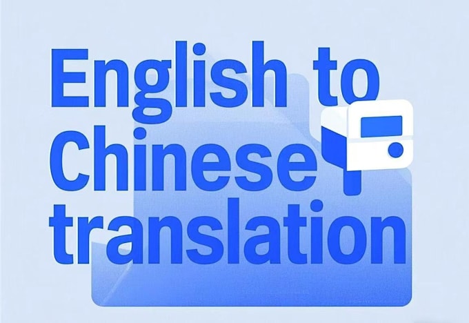 Bestseller - do english and chinese translation