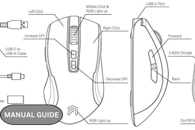 Gig Preview - Design instructional manuals, user guides, workbooks, and product assembly guide