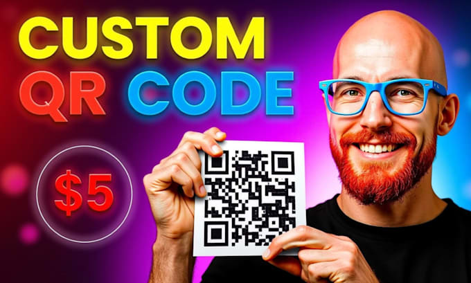 Gig Preview - Design custom qr codes with logo fast delivery in 1 hour