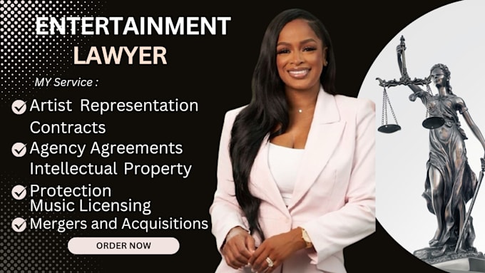 Gig Preview - Provide expert entertainment and music law services