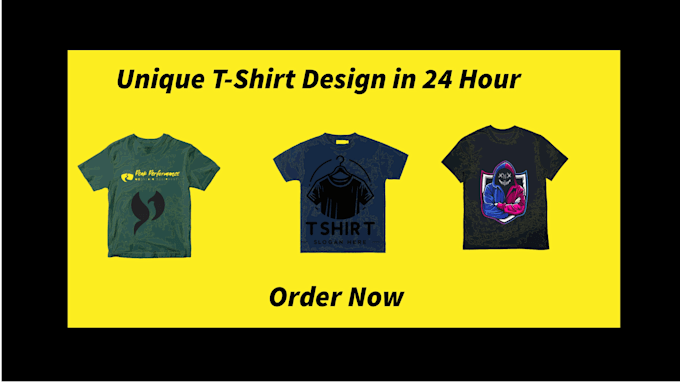 Gig Preview - Create unique t shirt design and merchendise for your brand