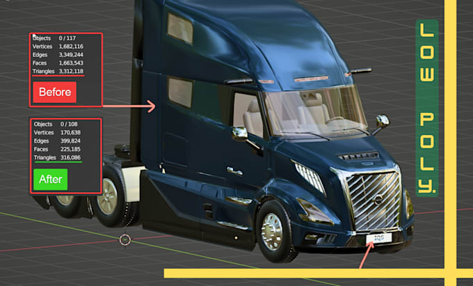 Gig Preview - Create, modify and convert glb, gltf and usdz models