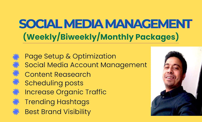 Gig Preview - Do monthly social media management and organic marketing