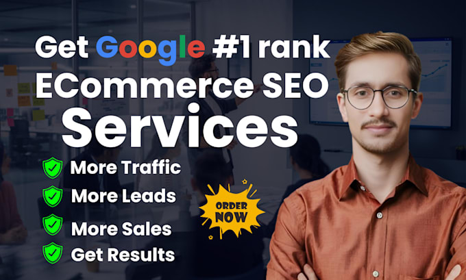 Gig Preview - Complete ecommerce SEO for shopify  woocommerce boost traffic sales rankings