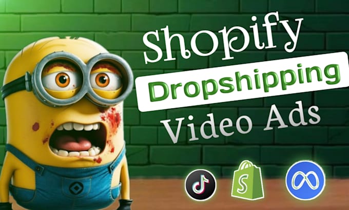 Gig Preview - Create shopify facebook video ads for dropshipping product