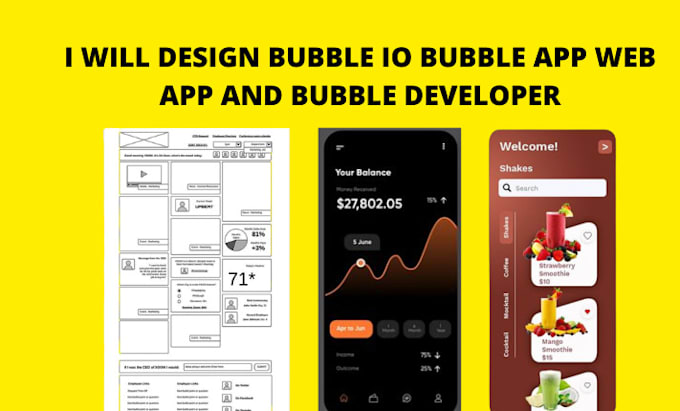 Bestseller - build bubble io website bubble web app and tutor bubble developer startup mvp