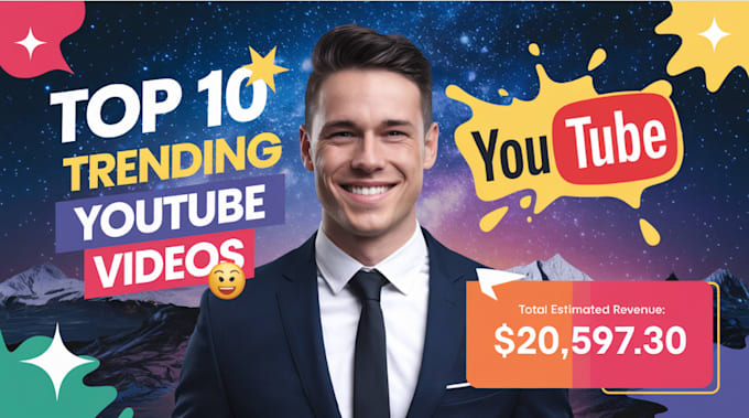 Gig Preview - Create your youtube automation channel, edit and produce top 10 cash cow videos