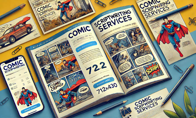 Gig Preview - Turn your story into a professional comic script