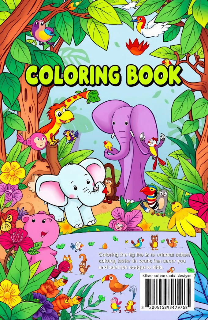 Gig Preview - Design fun and engaging childrens coloring books