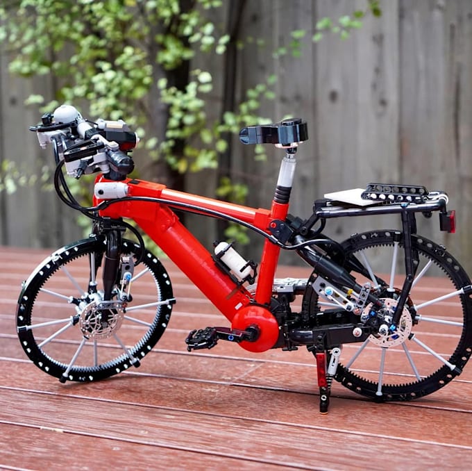 Gig Preview - Do 3d lego design lego bike manual instruction lego set afol studio lego moc car