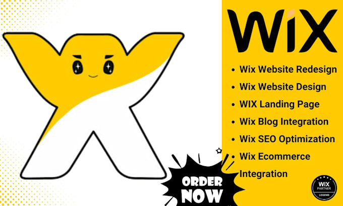 Gig Preview - Wix website redesign wix website design wix redesign website development