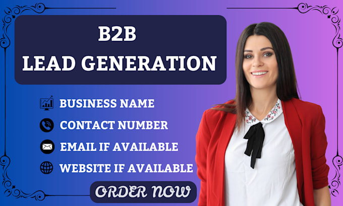 Gig Preview - Collect email address, website, phone number, data entry and lead generation