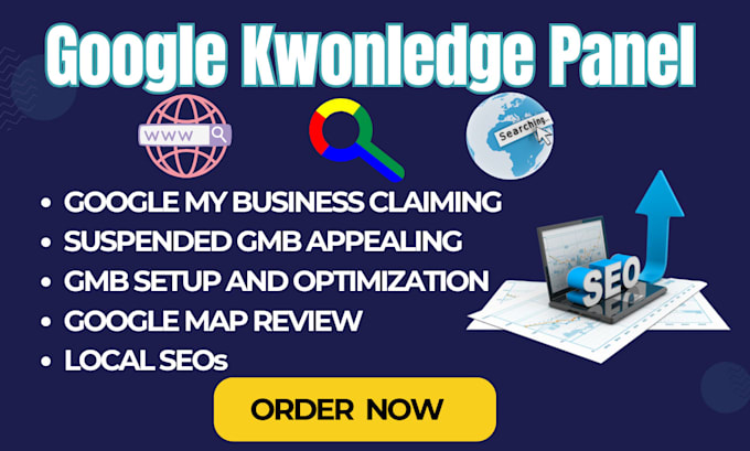 Gig Preview - Create google knowledge panel