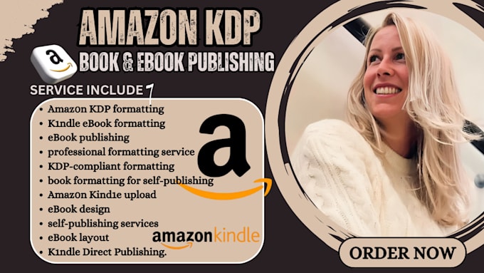 Gig Preview - Do kdp season ebook formatting for amazon kdp book ebook publishing